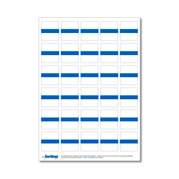 Beschriftungsetiketten Insetbox 30 St. blau (1 Bogen)